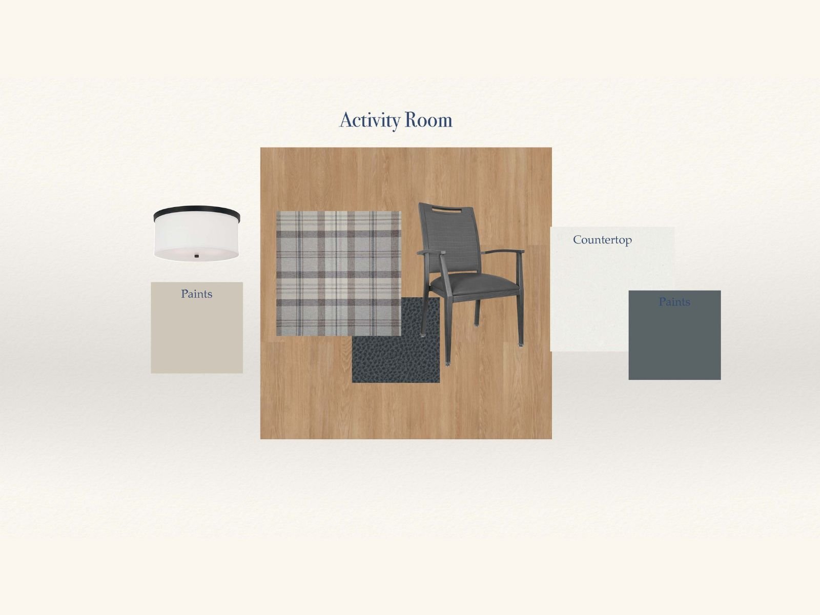 Remodel concepts for the activity room of Rivaria Vista Grande