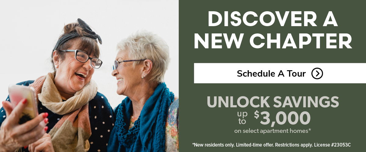 Discover a new chapter and schedule a tour today