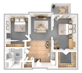 Rivaria Vista Grande Blue Spruce Two Br 720 sq. ft.
